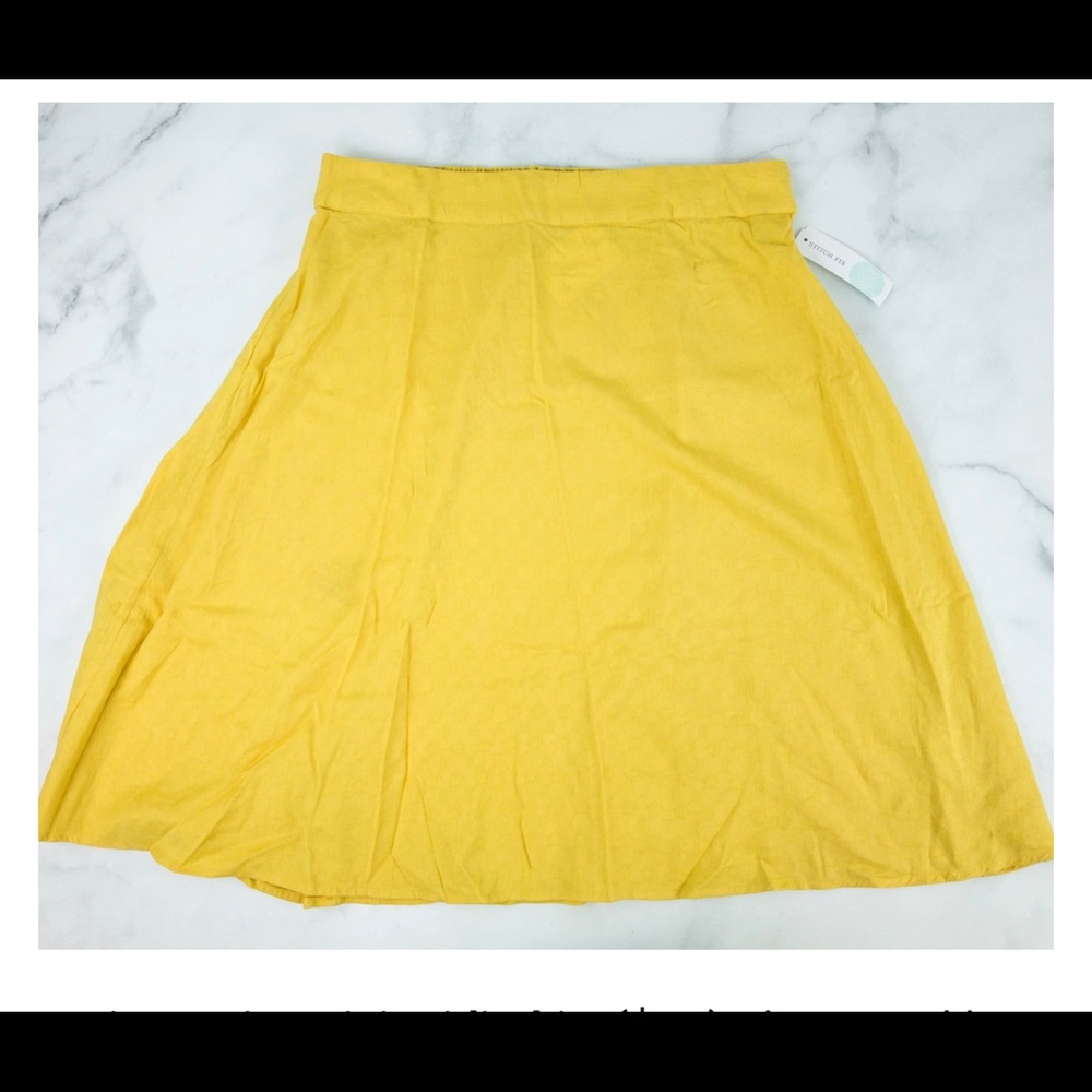 Yellow Midi Skirt - Unbranded